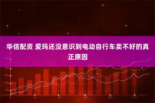 华信配资 爱玛还没意识到电动自行车卖不好的真正原因